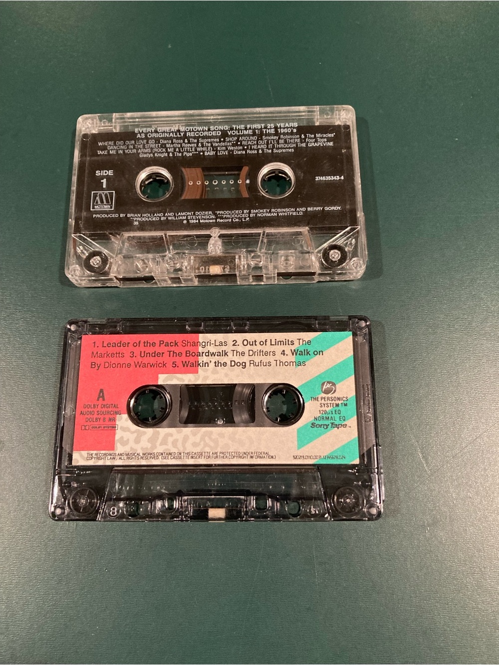 Cassette Tapes - “Every Great Motown Song and a mixed tape